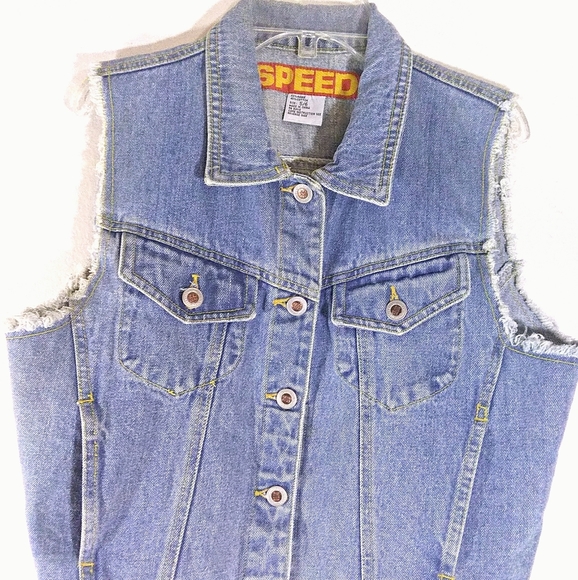 Miss Juli Speed Denim Vest Size: 5/6 - Picture 1 of 6